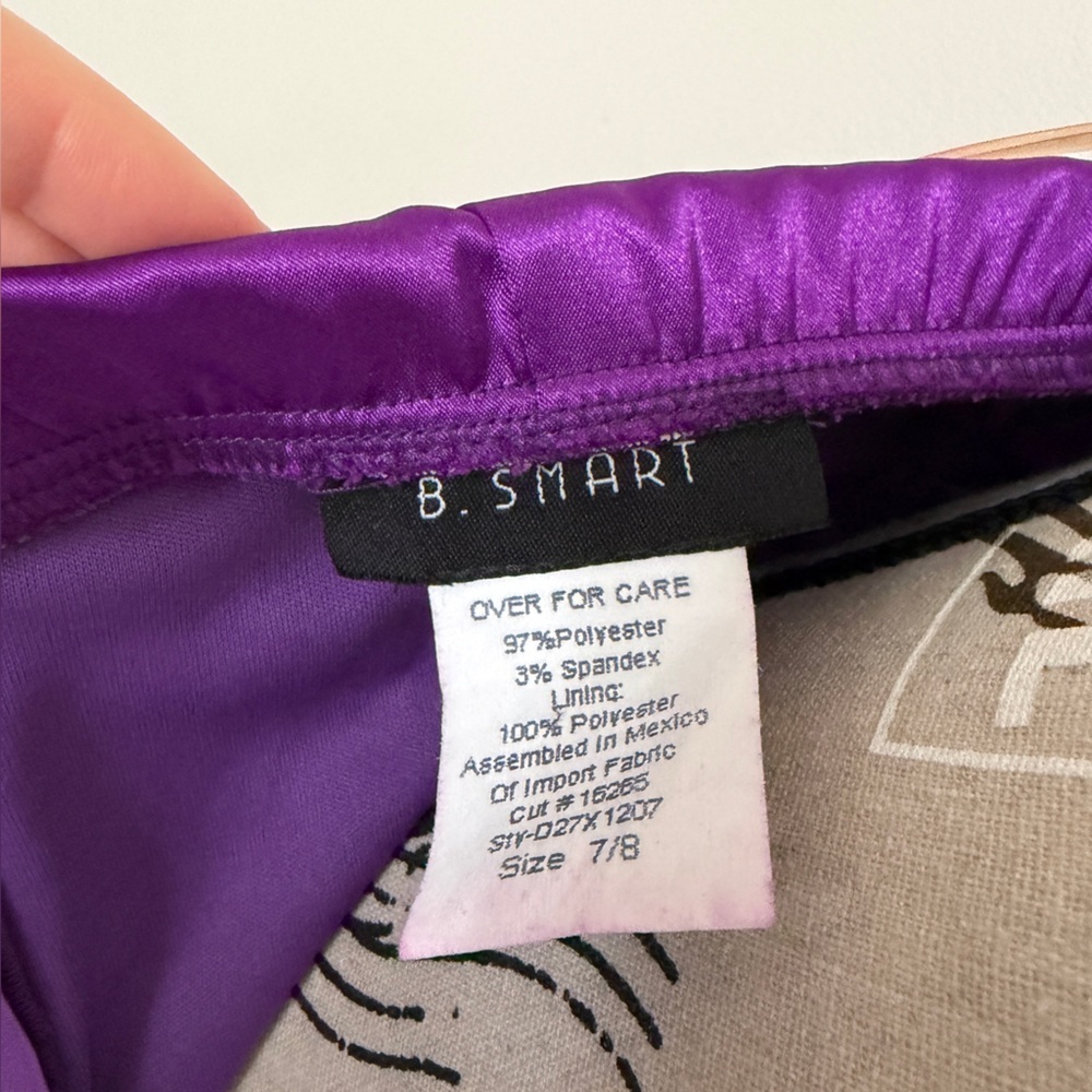 Vintage 90s Purple Ruched Halter Mini Dress Rhinestone Glam Prom Party - Picture 9 of 11